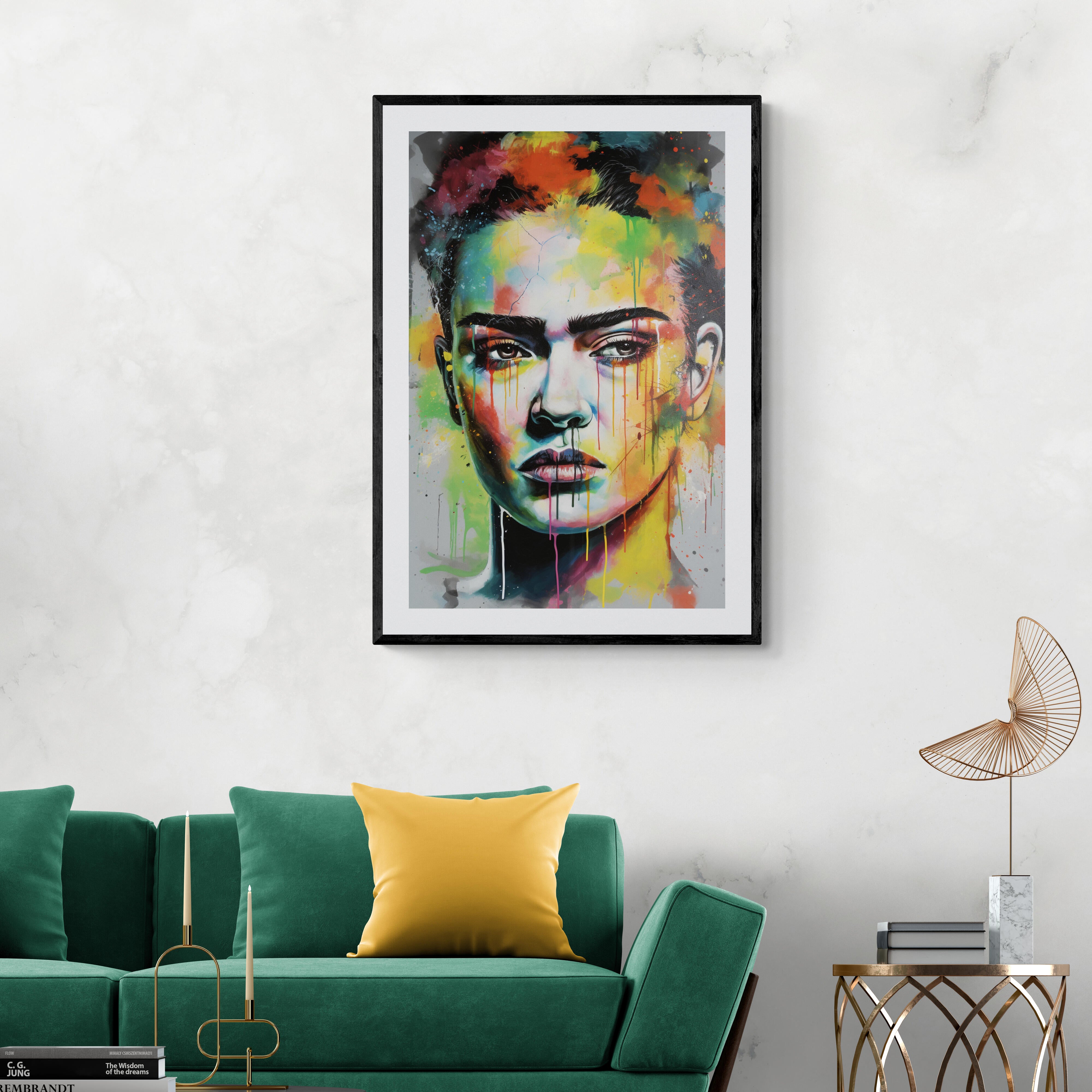 Frida Kahlo Abstract