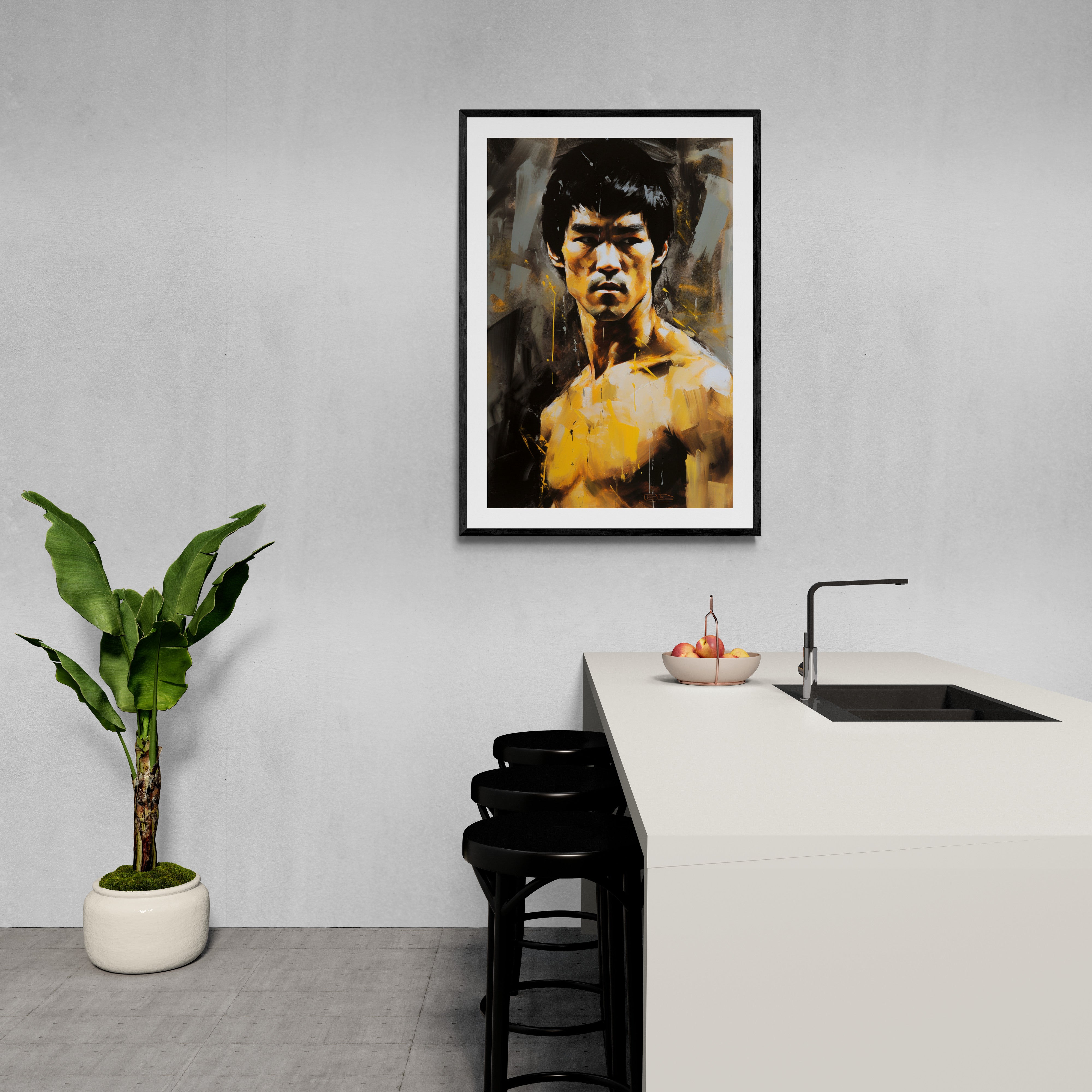 Bruce Lee Abstract