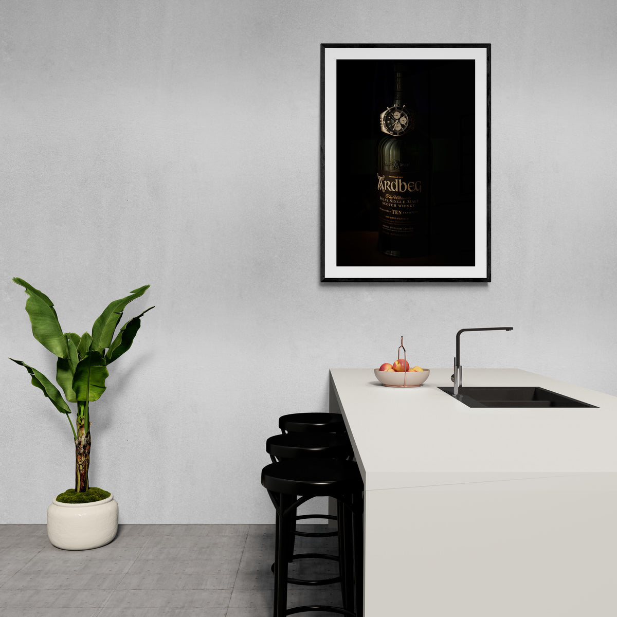 Ardberg Horloge en un interior