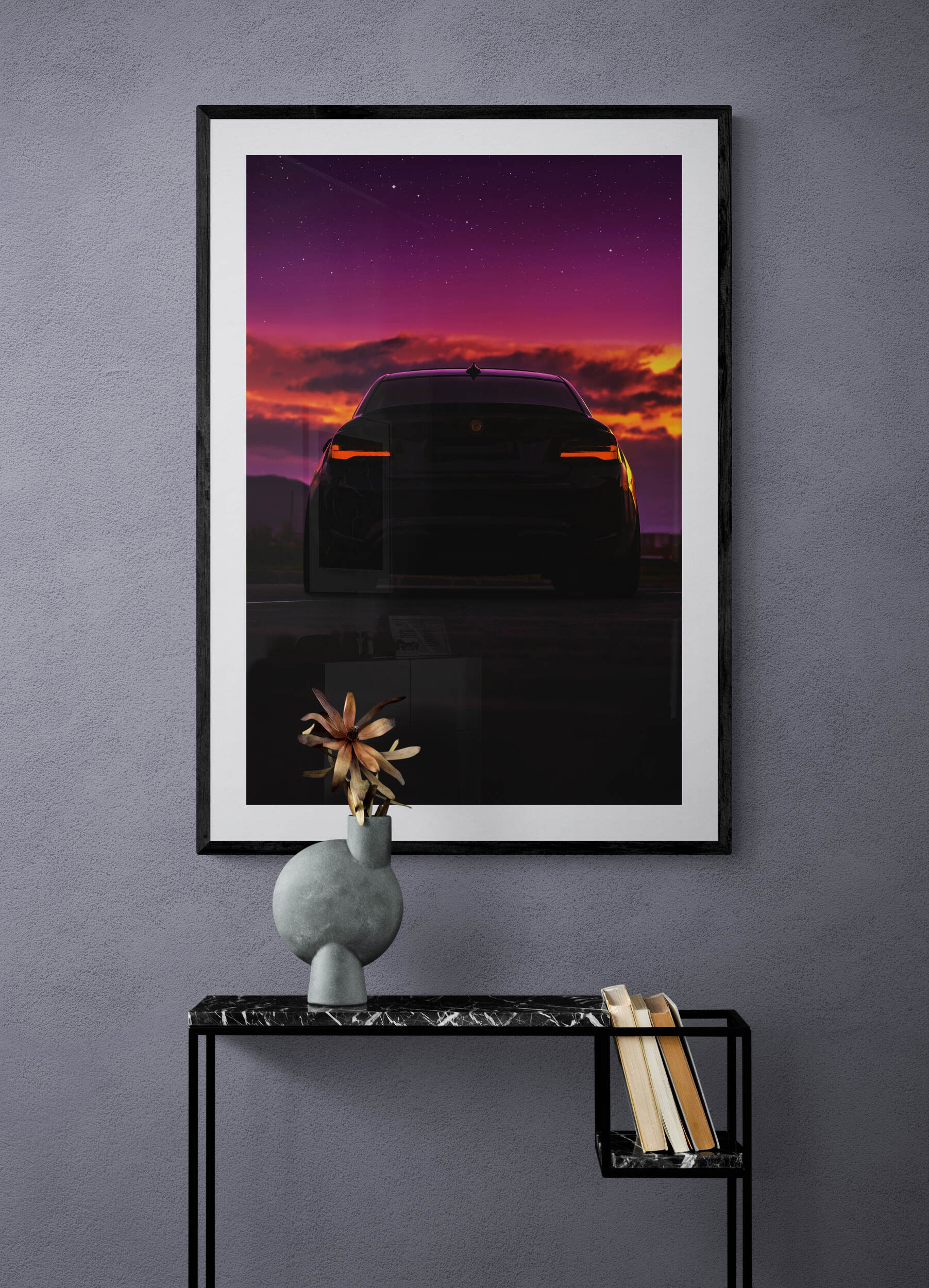 Auto Alpine Poster