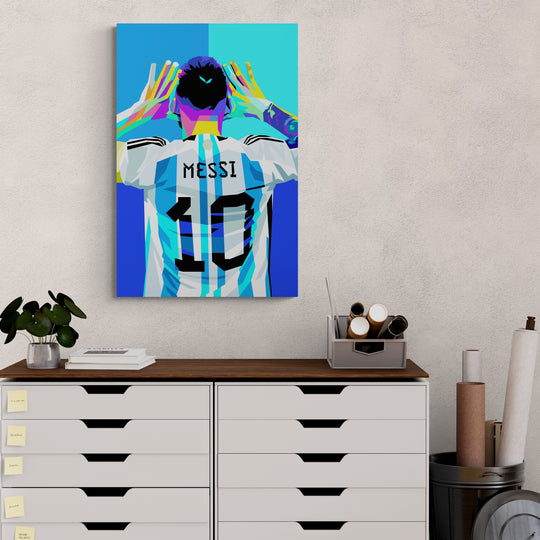 Leonel Messi Pop Art