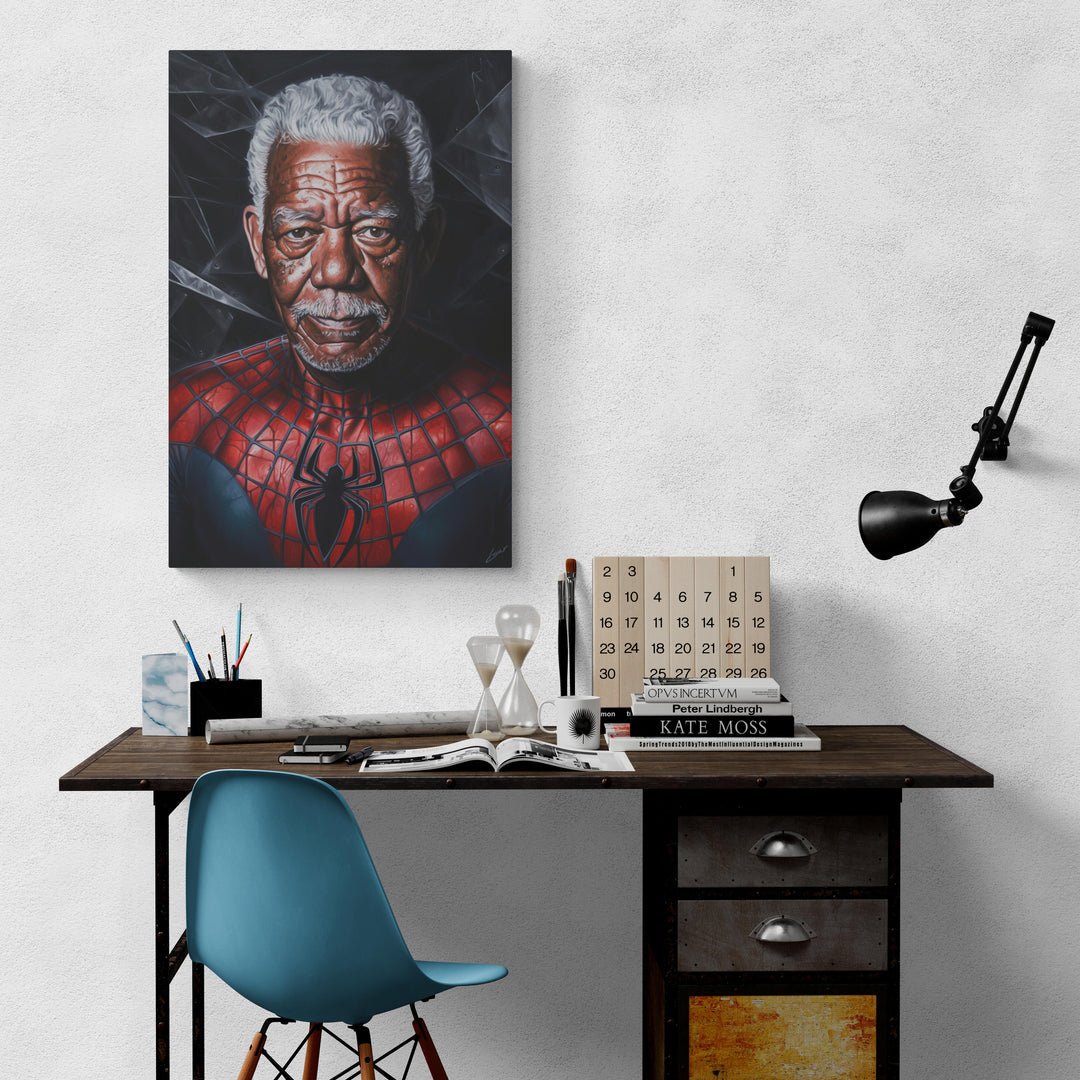 Spiderman Morgan Freeman