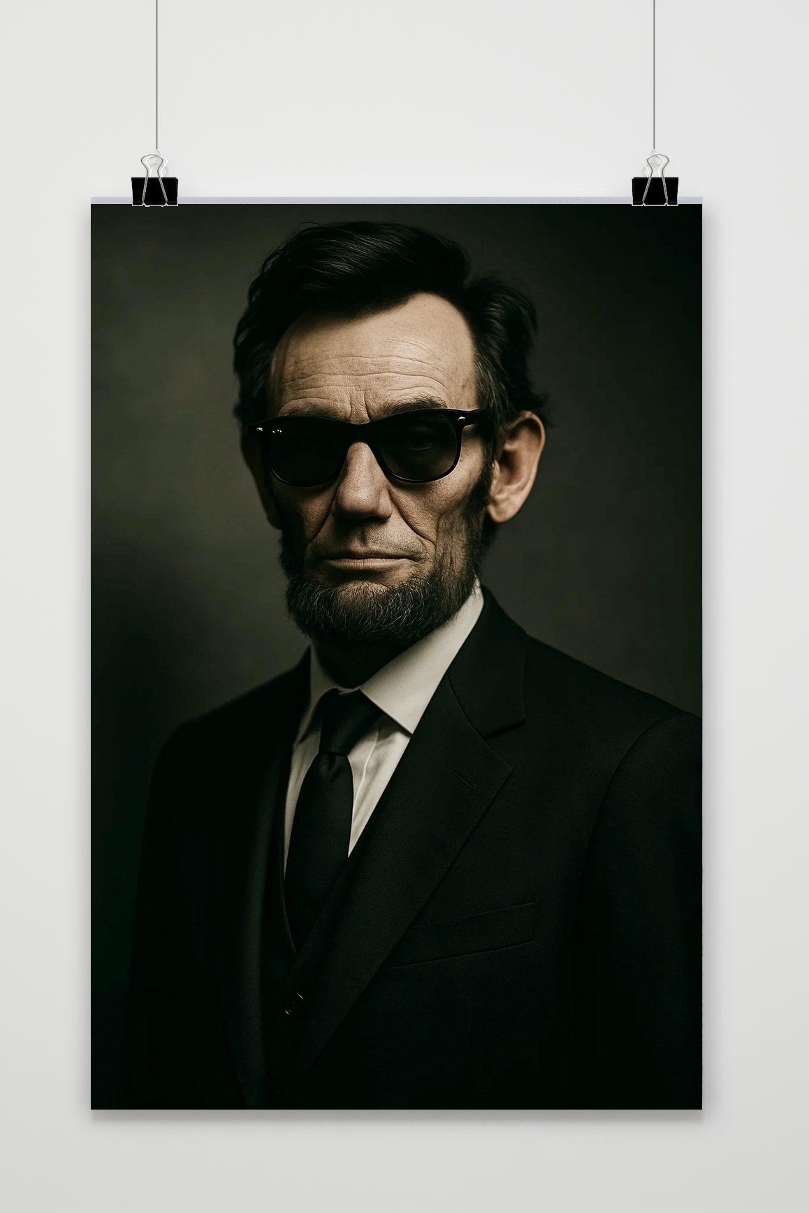 Póster Abraham Lincoln Sunglasses de 25 Artstreet