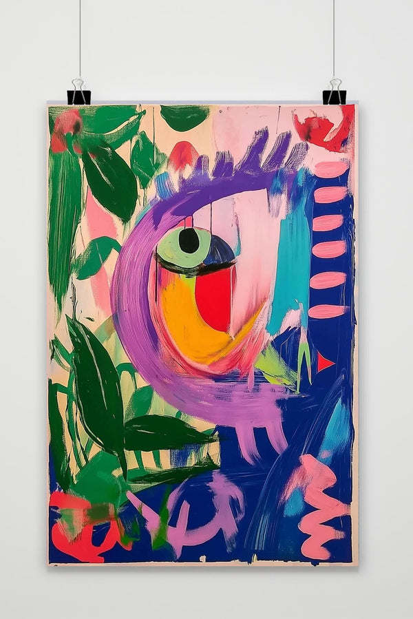 Abstract Aquarel poster