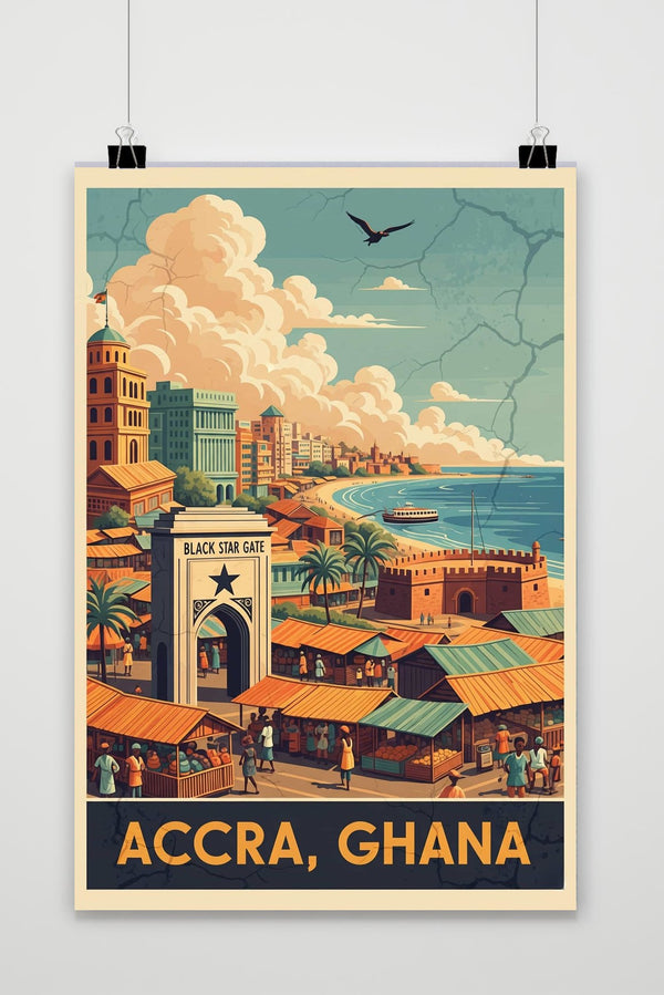Póster Accra Ghana