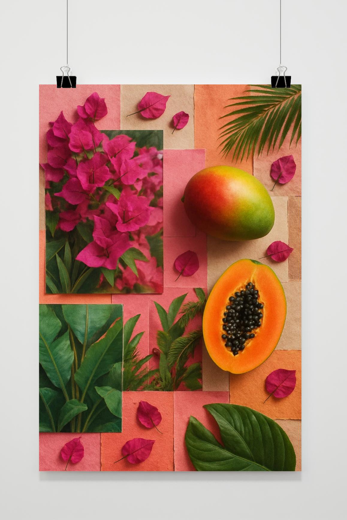 Fruit Plant Collage in interieur