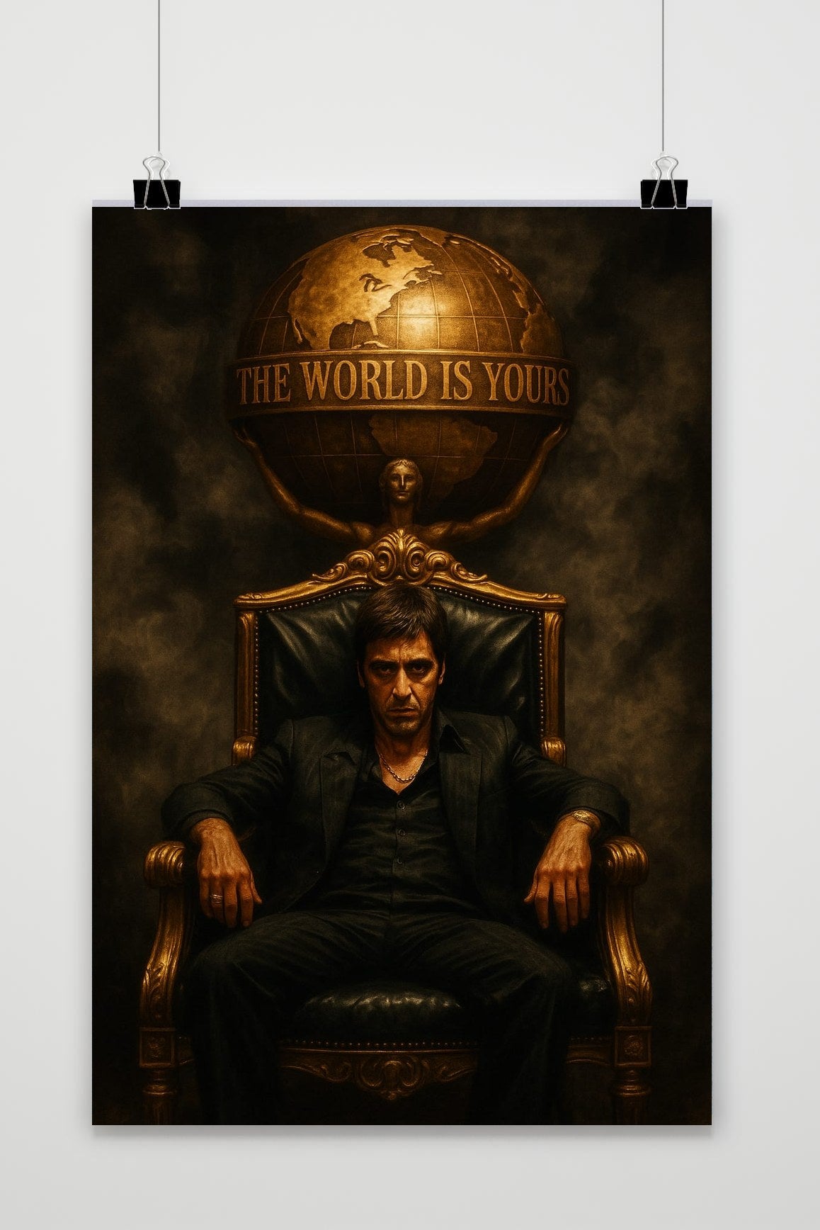 Al Pacino Scarface Tony Montana Text poster van 25 Artstreet