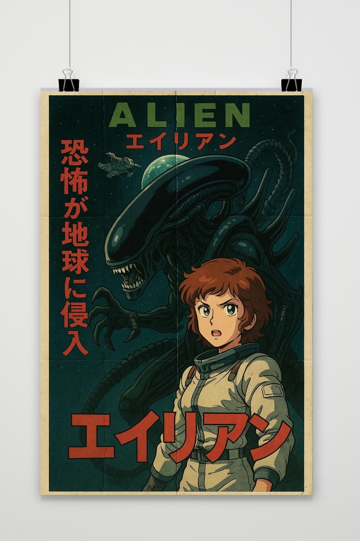 Affiche Alien Manga de 25 Artstreet