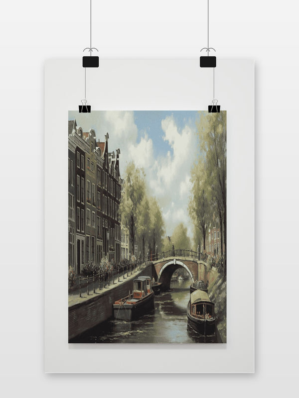 Póster Amsterdam Stadskanaal