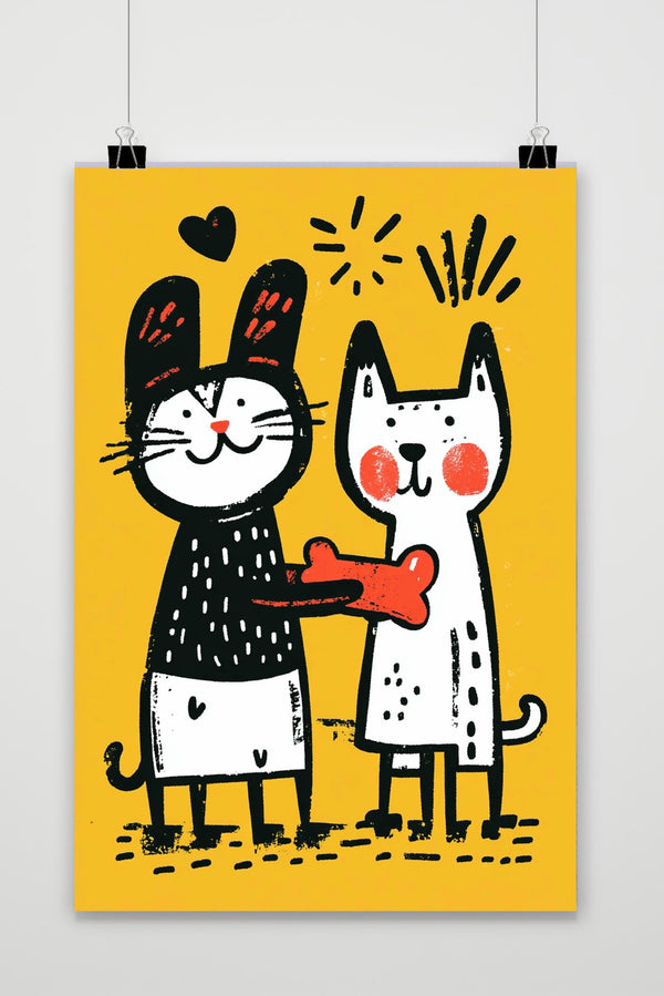 Animals Art Minimalist Poster