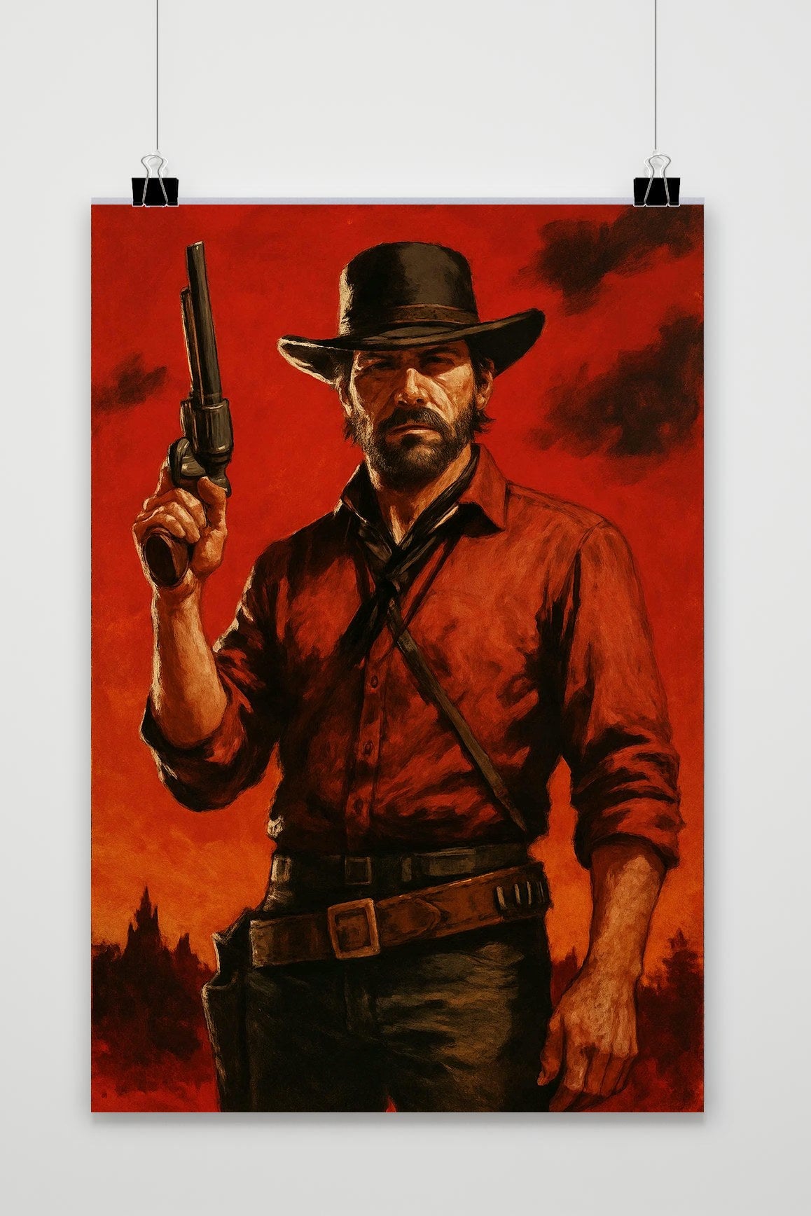 Arthur Morgan Red Dead Redemption 2 poster van 25 Artstreet