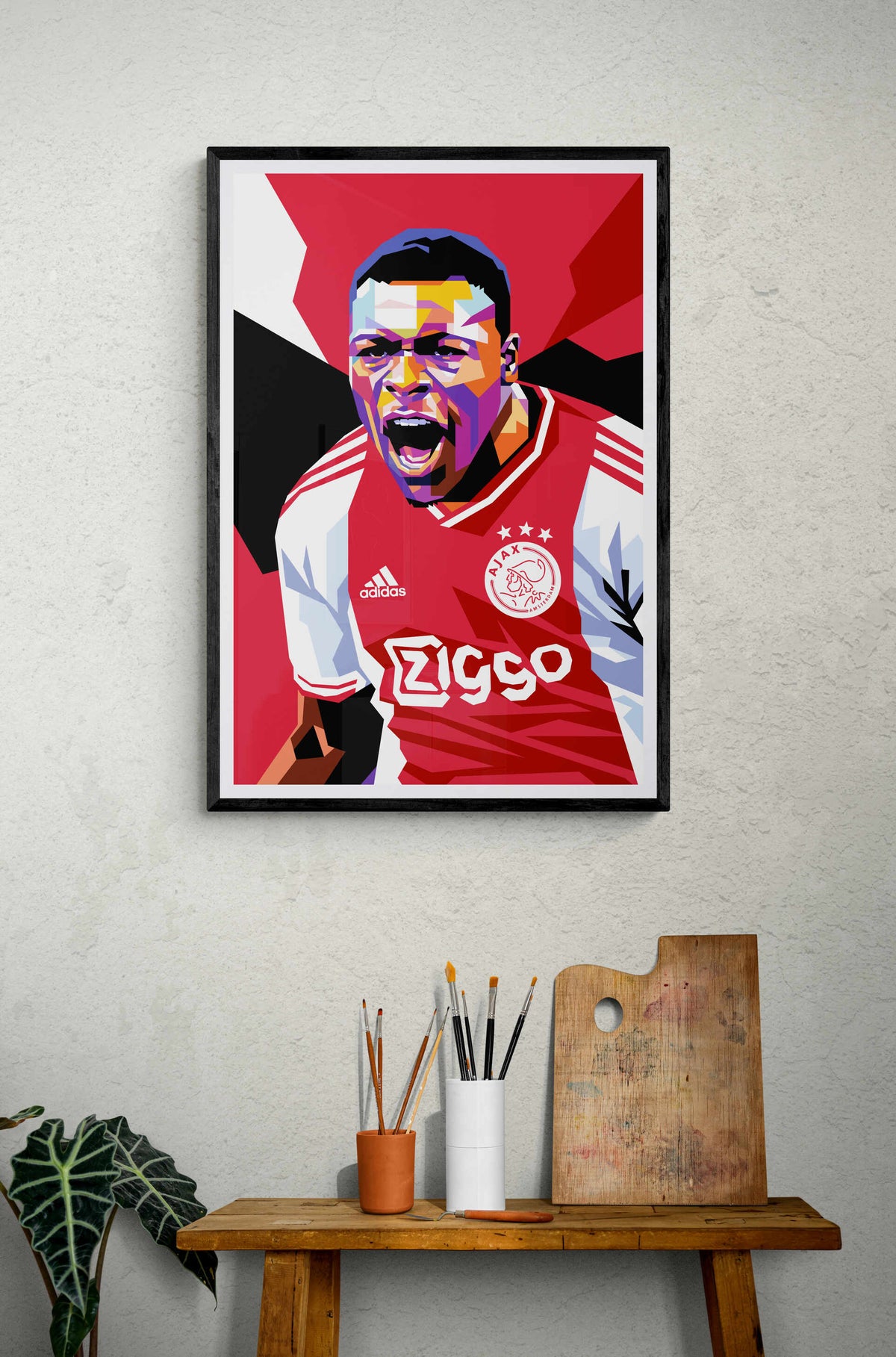 Brian Brobbey en un interior