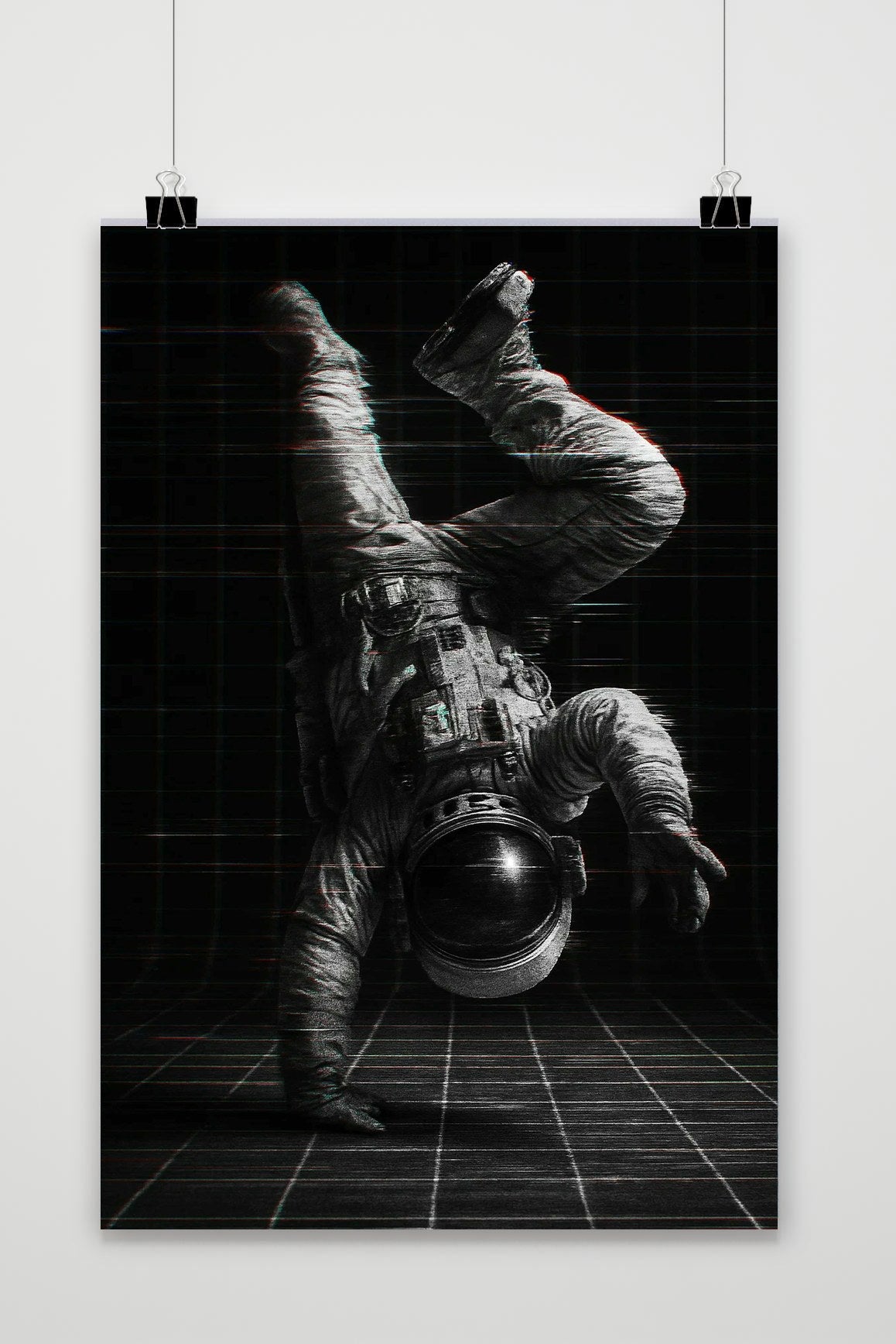 Affiche Astronaut Handstand de 25 Artstreet