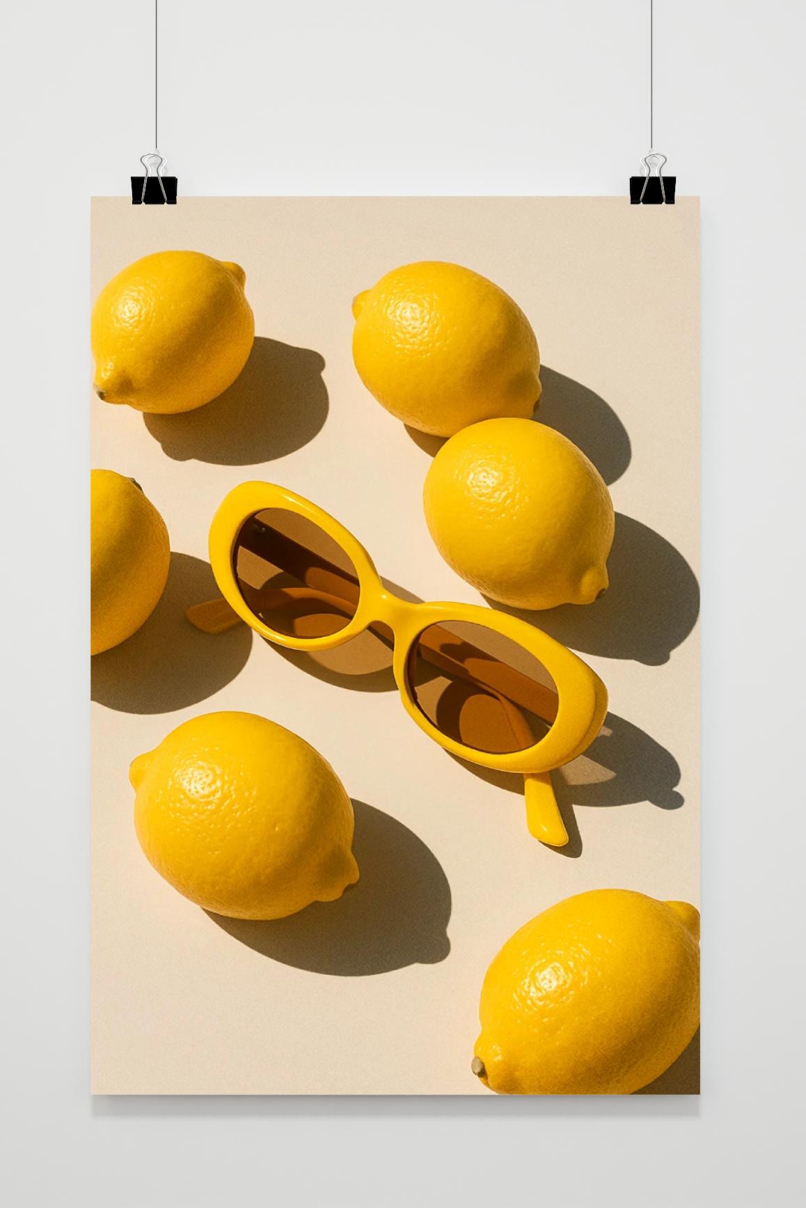 Sunglasses Lemon in an interior