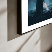 Darth Vader Ijs poster aan de muur in interieur