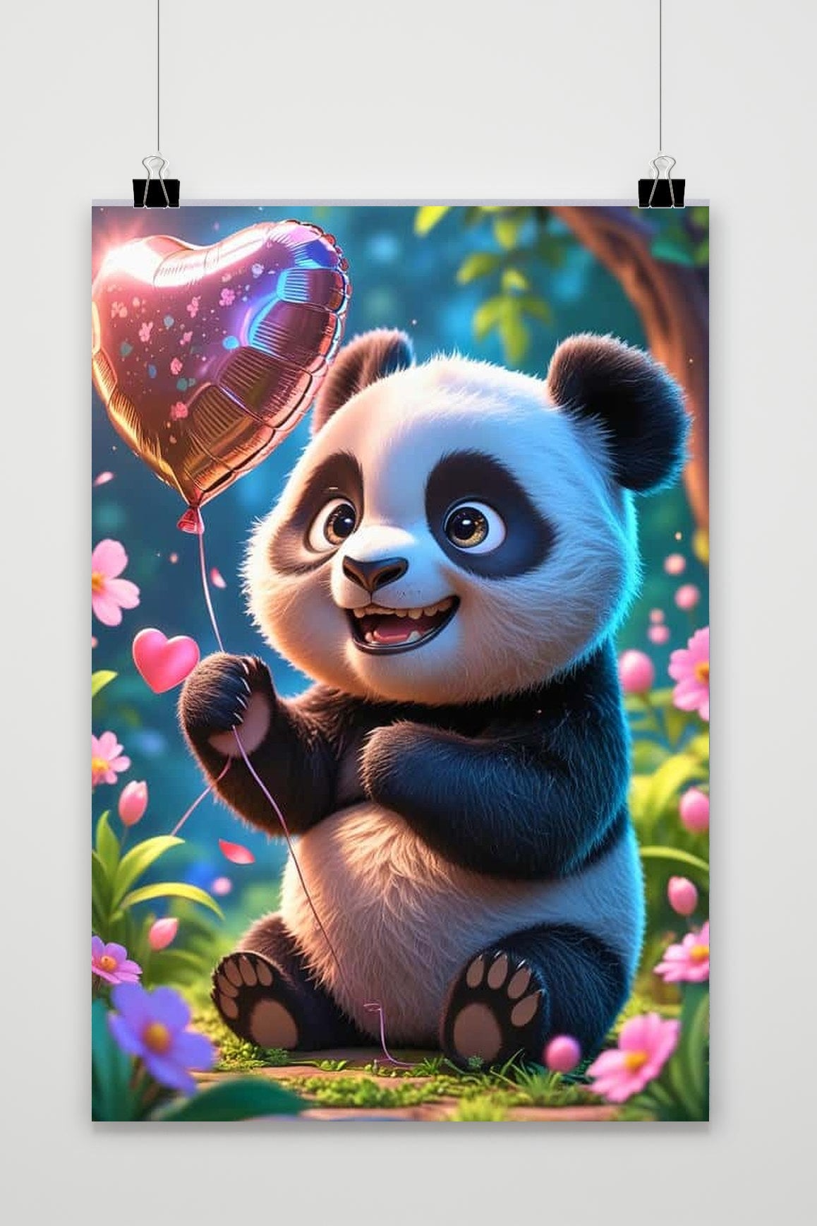 Baby Panda poster van 25 Artstreet