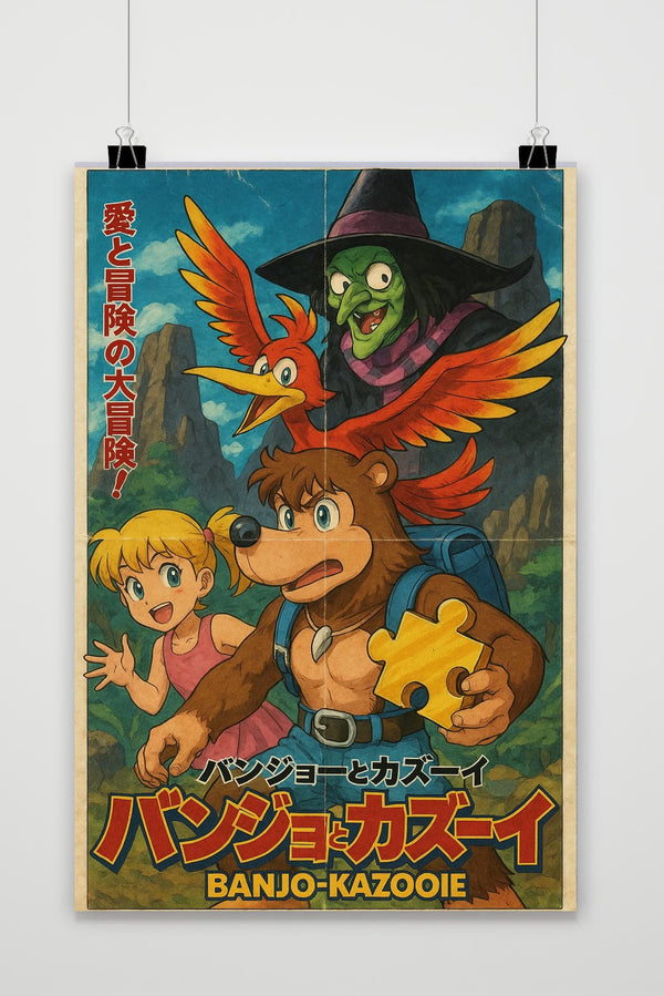 Banjo-Kazooie Manga poster