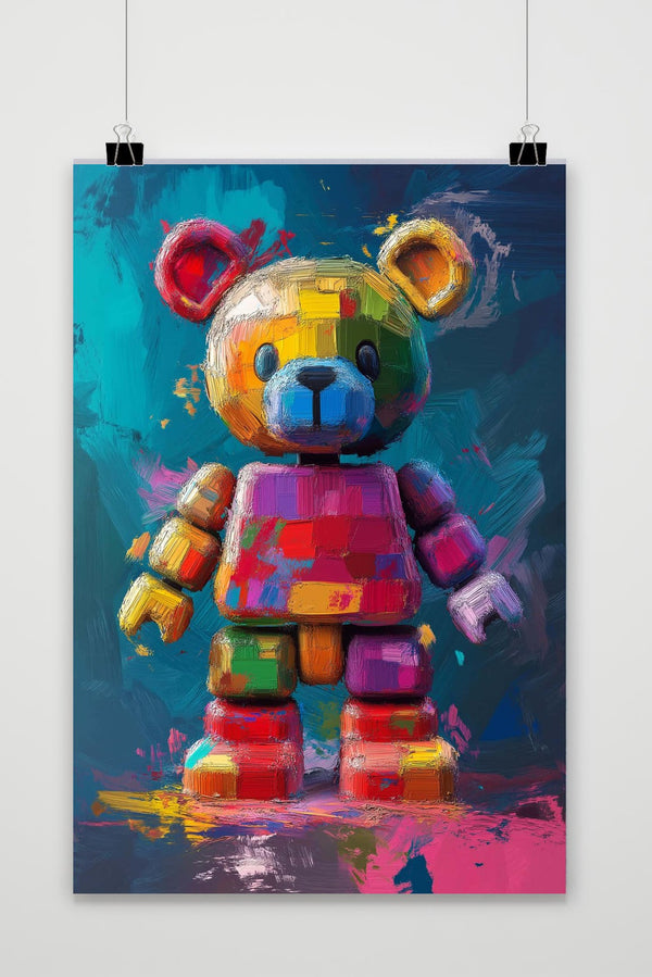 Bear Aquarel Poster