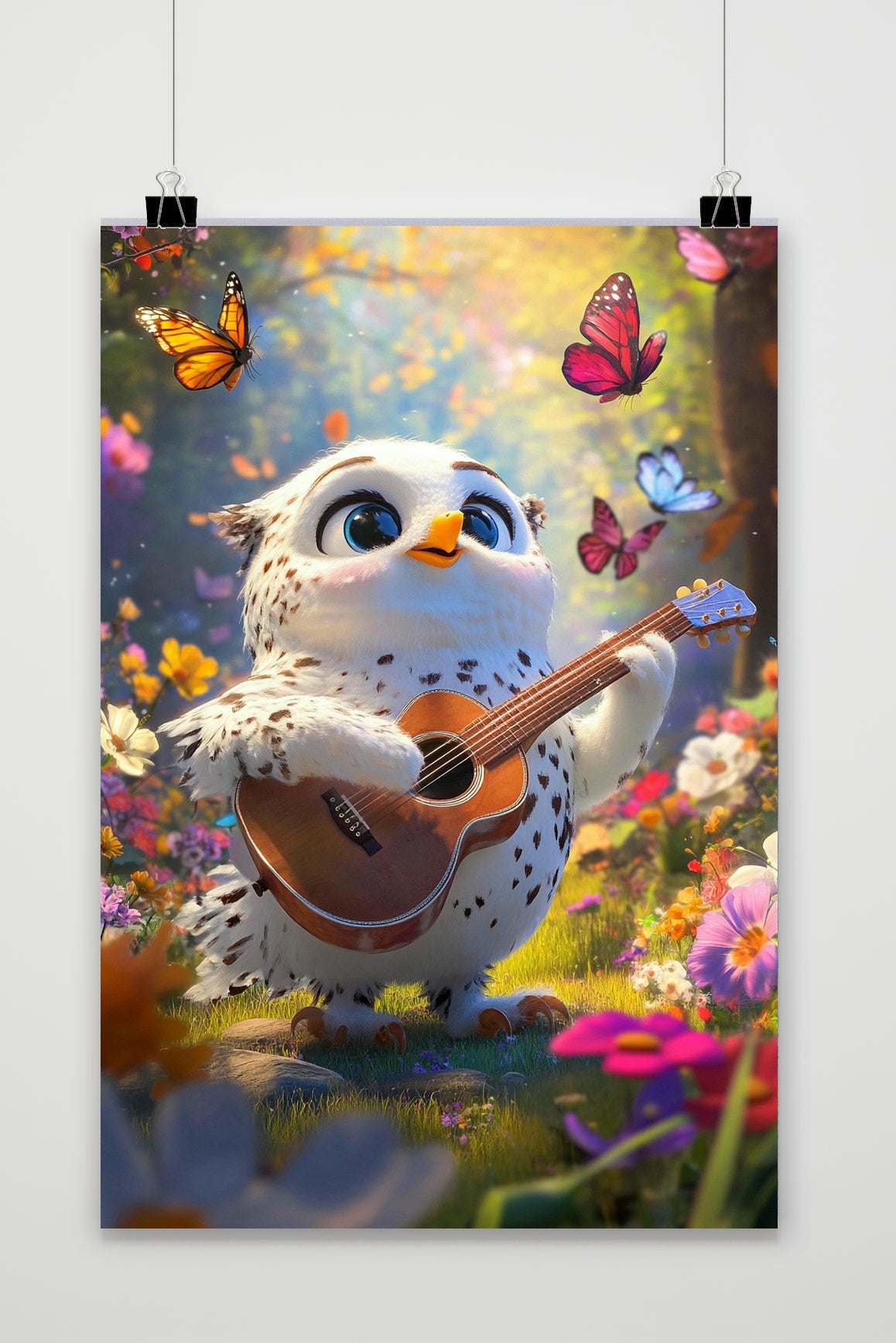 Póster Bird Guitar de 25 Artstreet