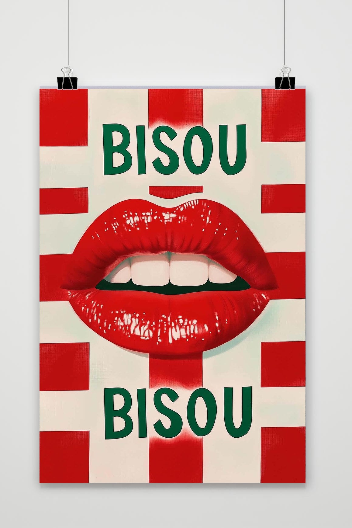 Affiche Bisou de 25 Artstreet