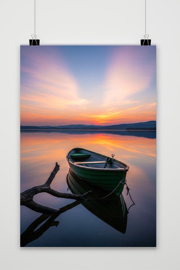 Póster Boat Lake