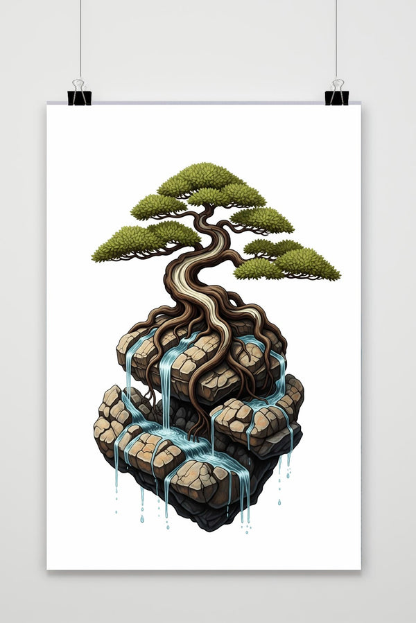 Bonsai Fantasy Art poster