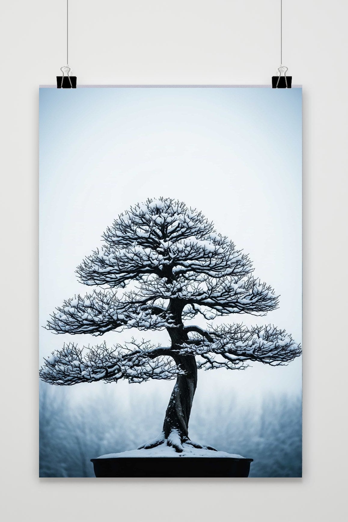 Bonsai Snow poster van 25 Artstreet