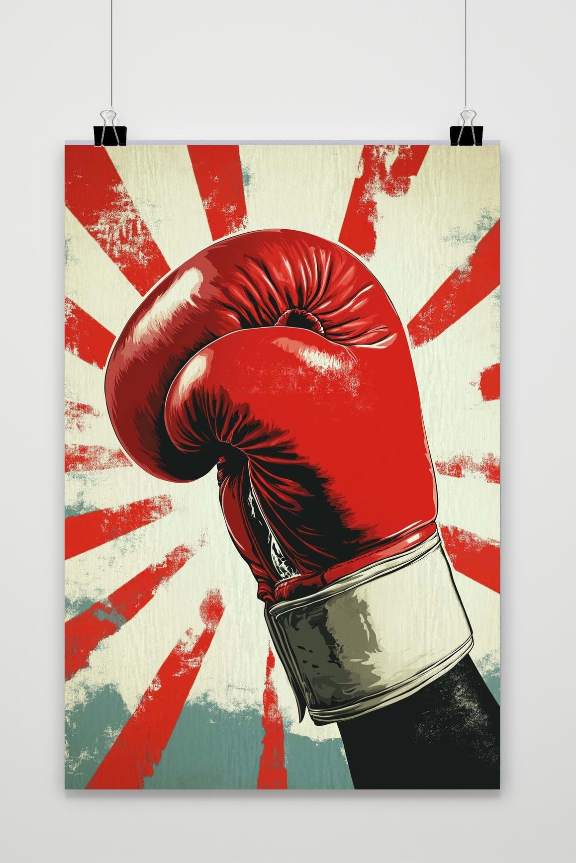 Boxing Glove poster van 25 Artstreet