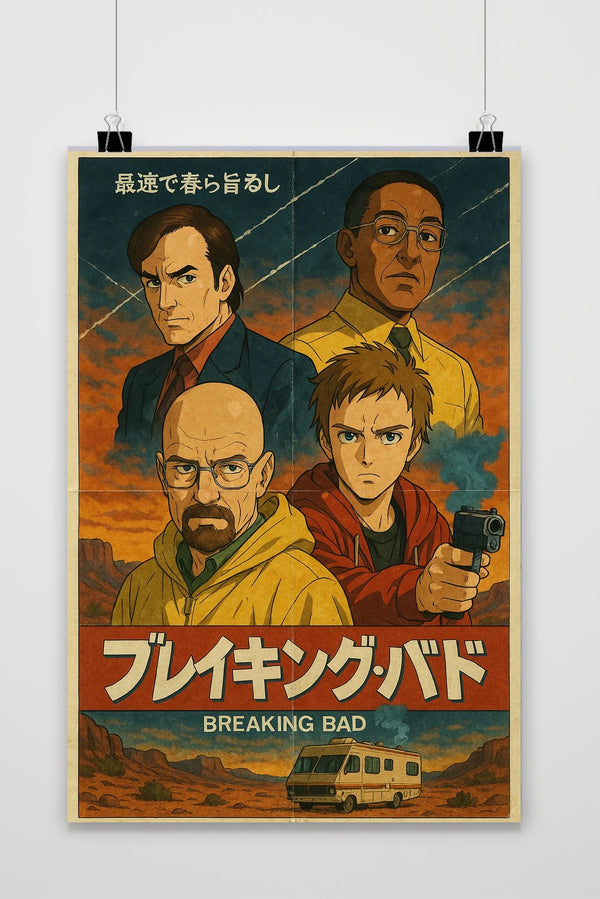 Affiche Breaking Bad Manga