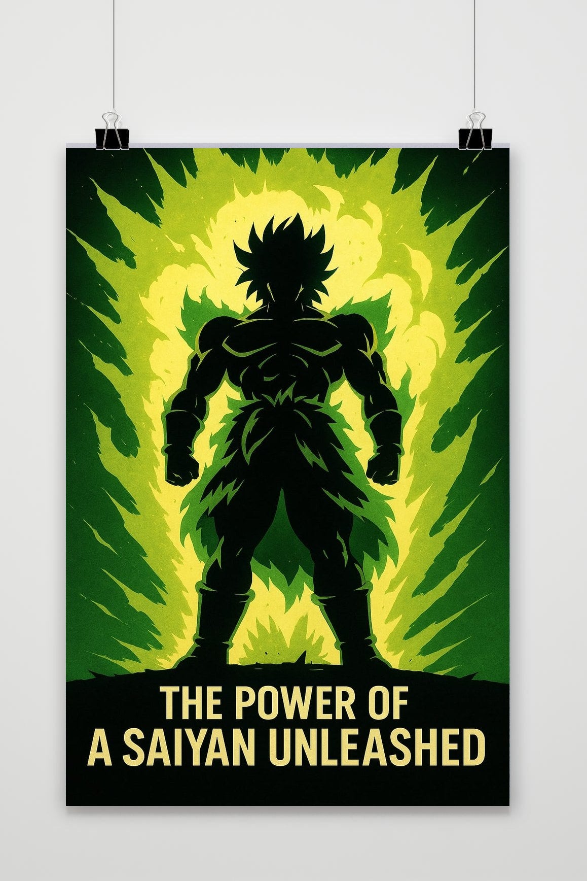Affiche Broly Dragon Ball Saiyan de 25 Artstreet