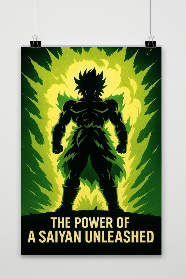 Affiche Broly Dragon Ball Saiyan