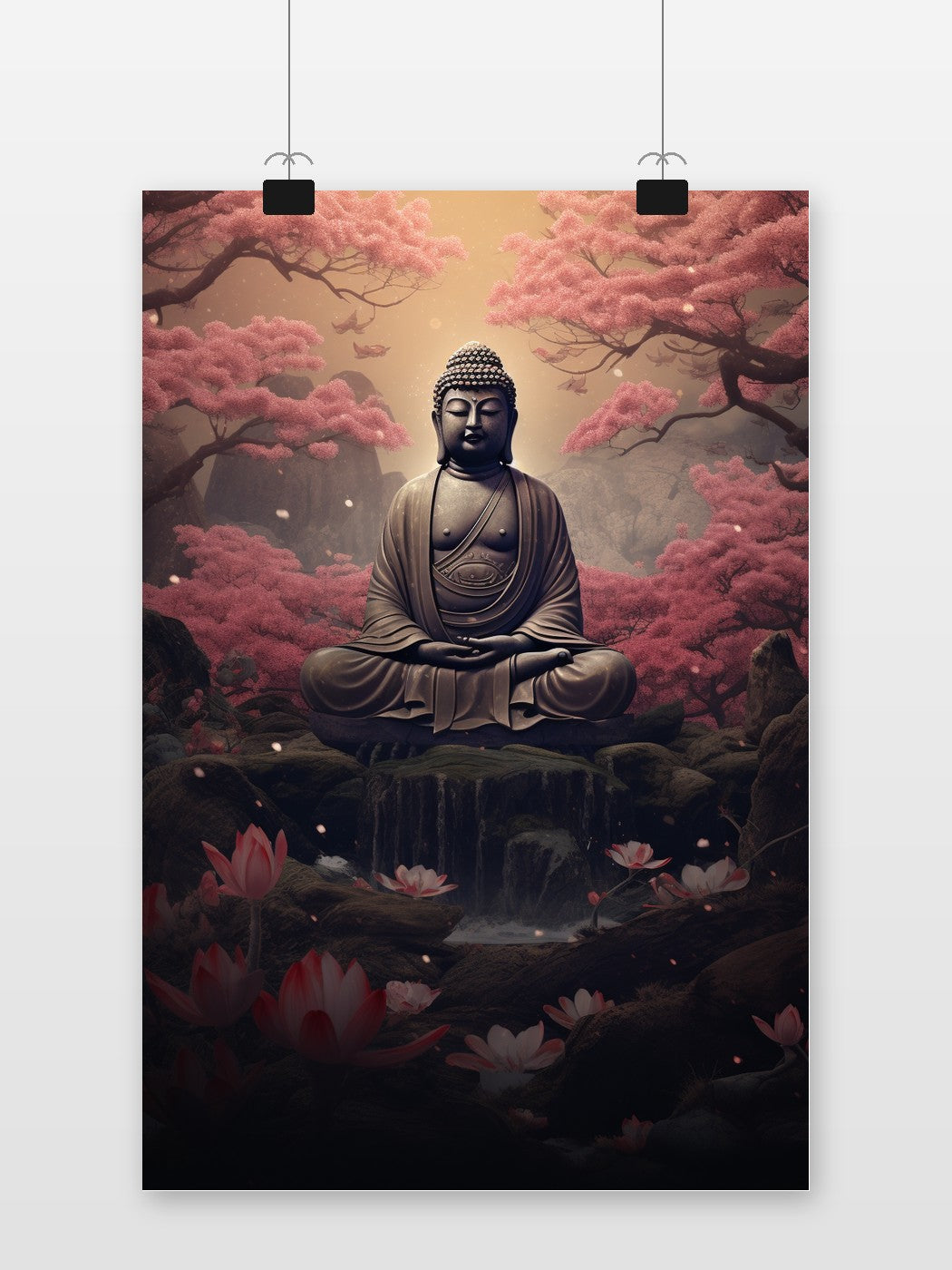 Buddah Beeld poster van 25 Artstreet