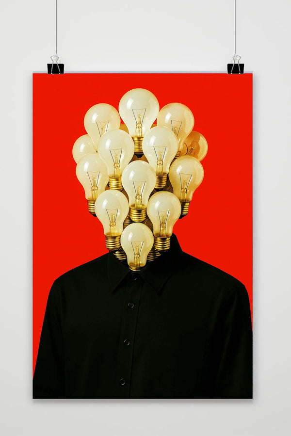 Bulb Head Poster