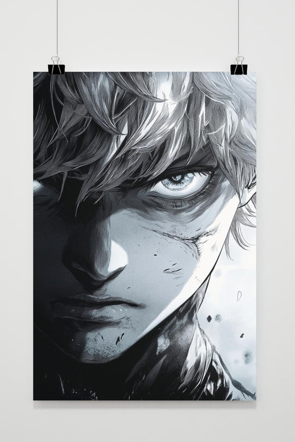 Boy Anime Eyes Expressive poster