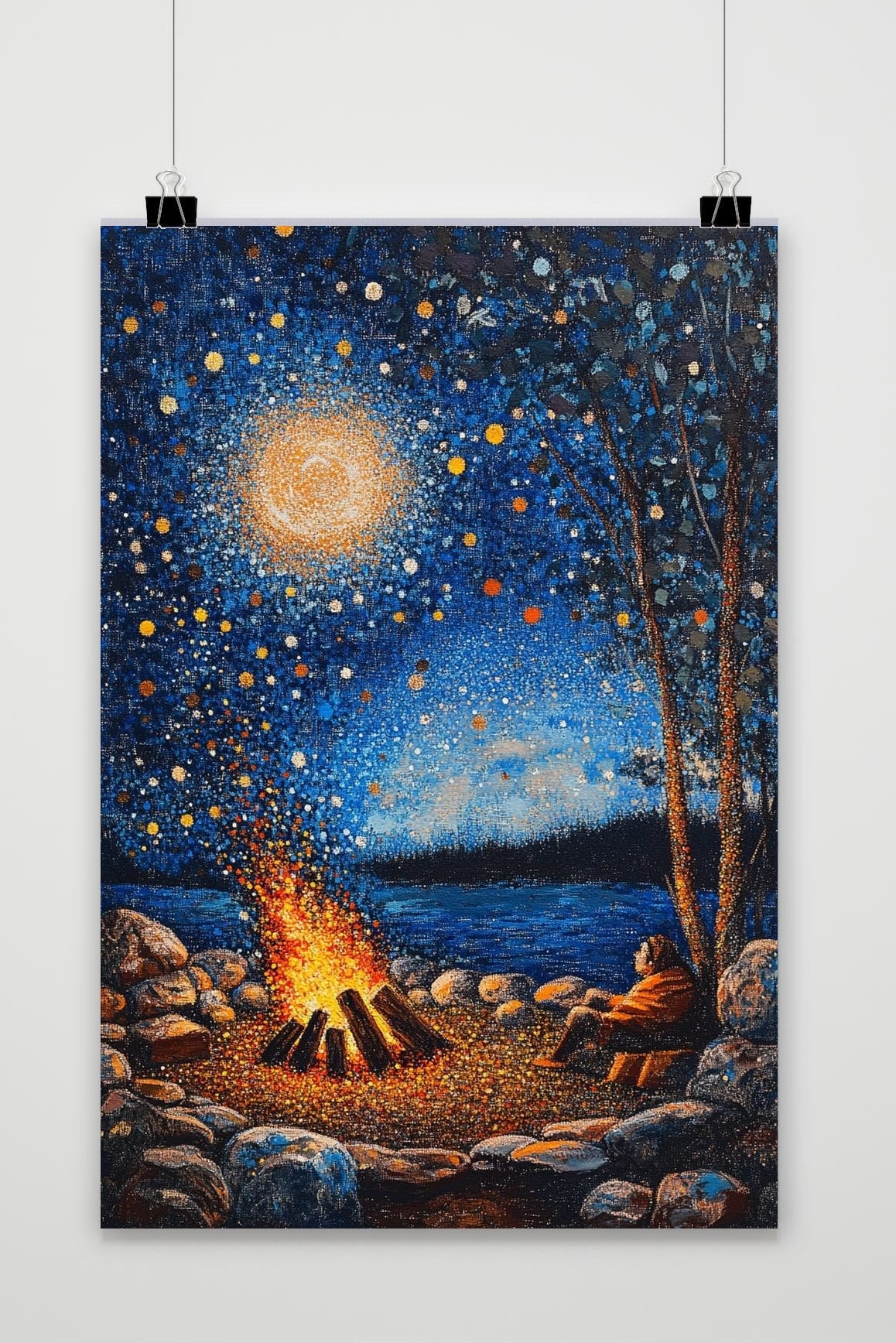 Affiche Campfire de 25 Artstreet
