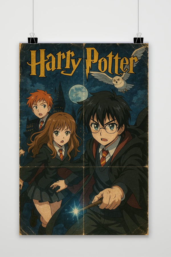Affiche Cartoon Harry Potter