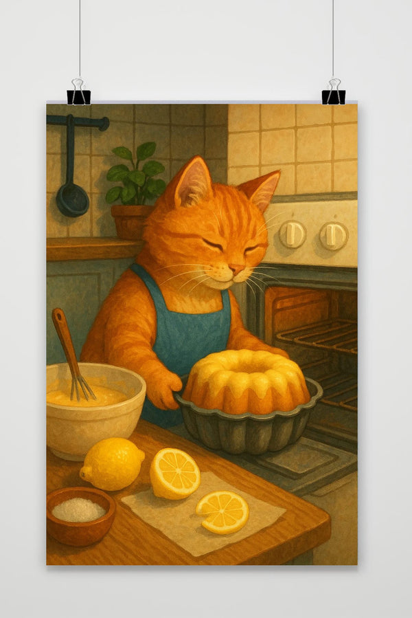 Cat Cake Poster