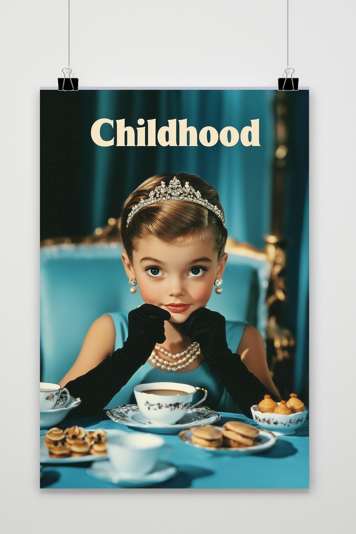 Affiche Childhood Princess de 25 Artstreet