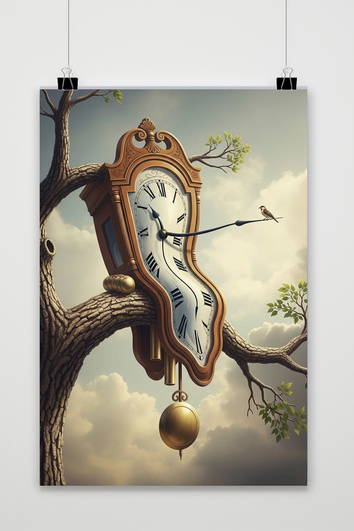 Póster Clock Surrealistic de 25 Artstreet