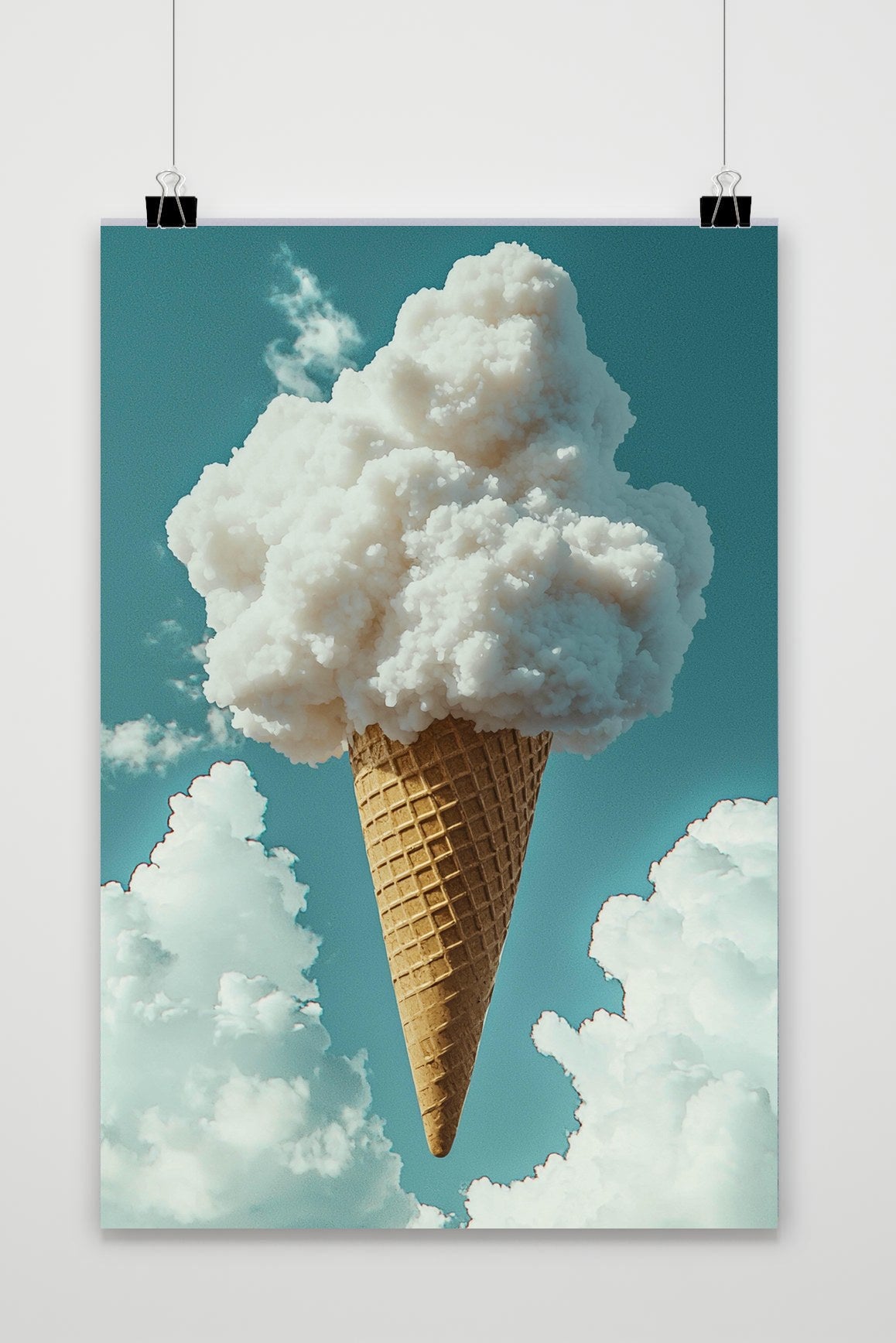 Affiche Cloud Ice Cream de 25 Artstreet