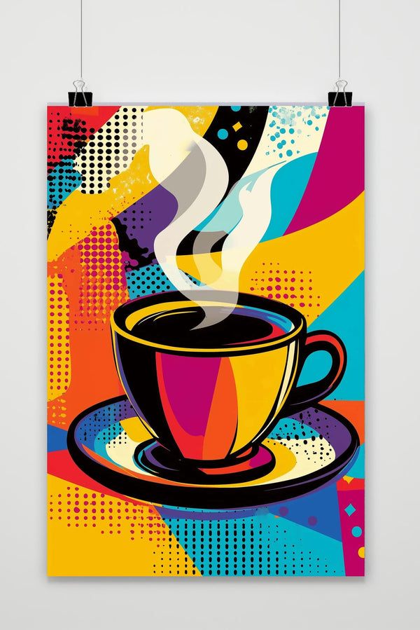 Coffee Pop Art poster