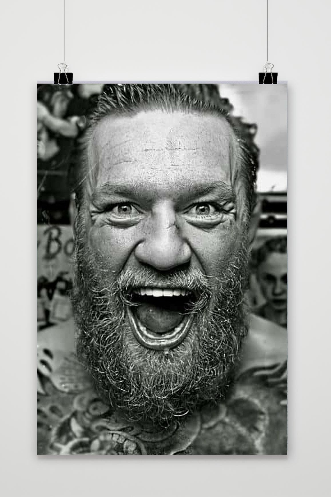 Affiche Conor McGregor Zwart-Wit de 25 Artstreet