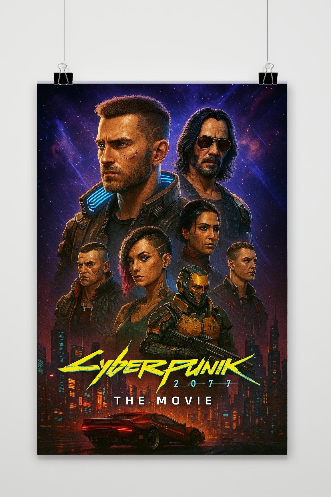 Affiche Cyberpunk 2077 de 25 Artstreet