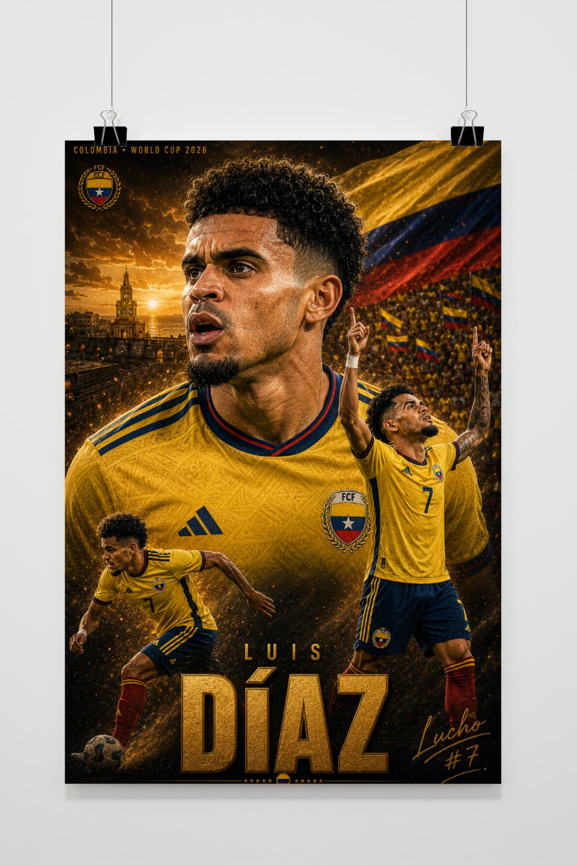 Luis Díaz poster by 25 Artstreet