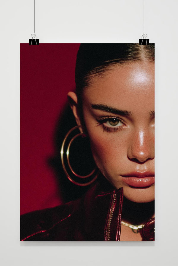 Affiche Woman Half Face