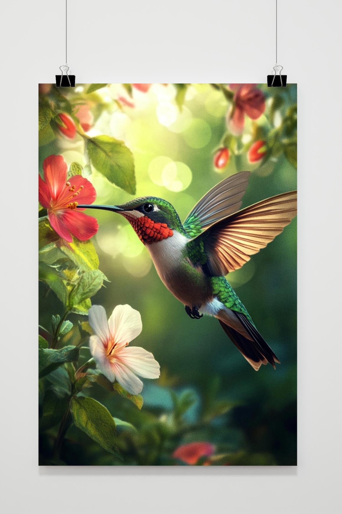 Hummingbird Flowers in interieur