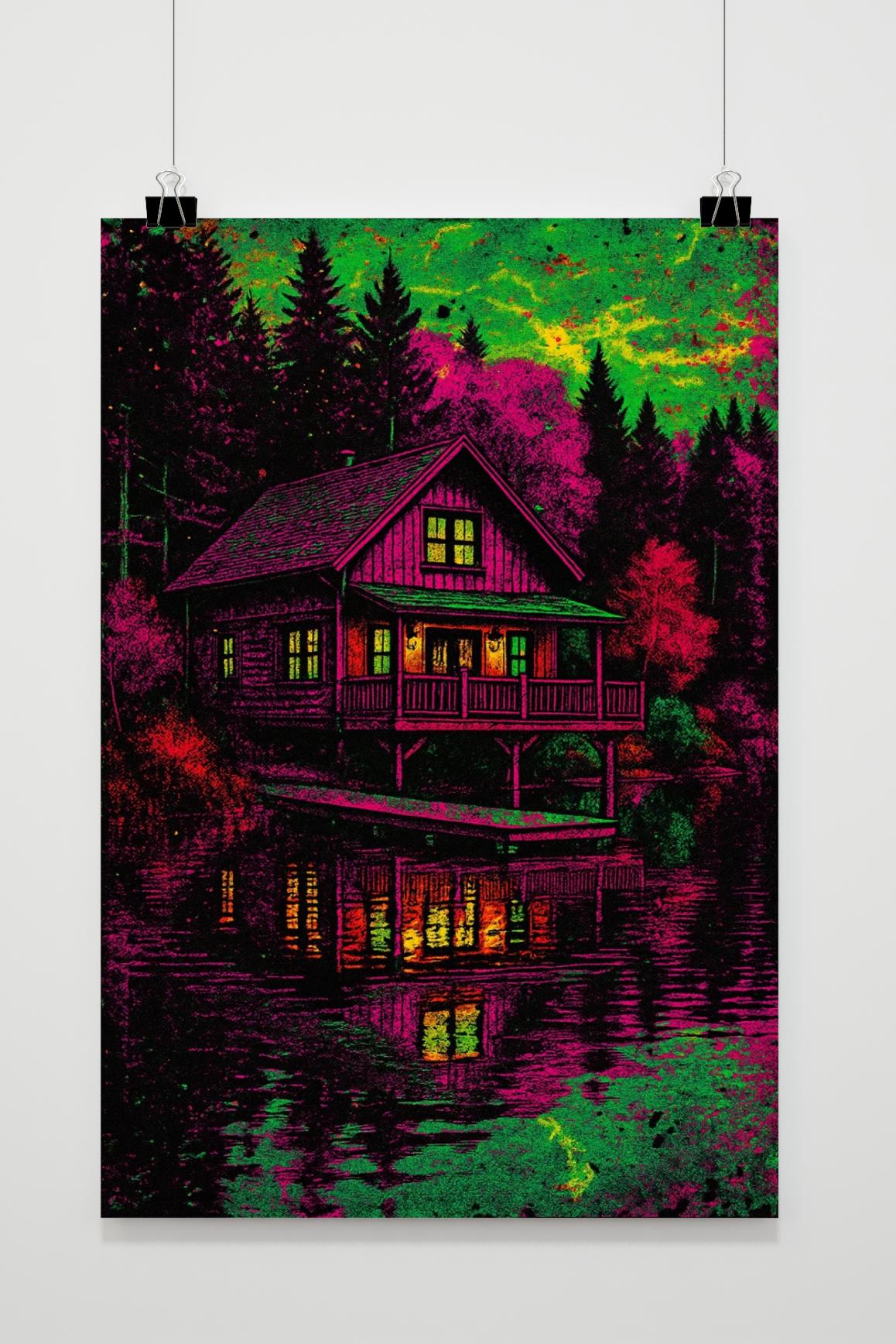 Cottage Lake im Interieur