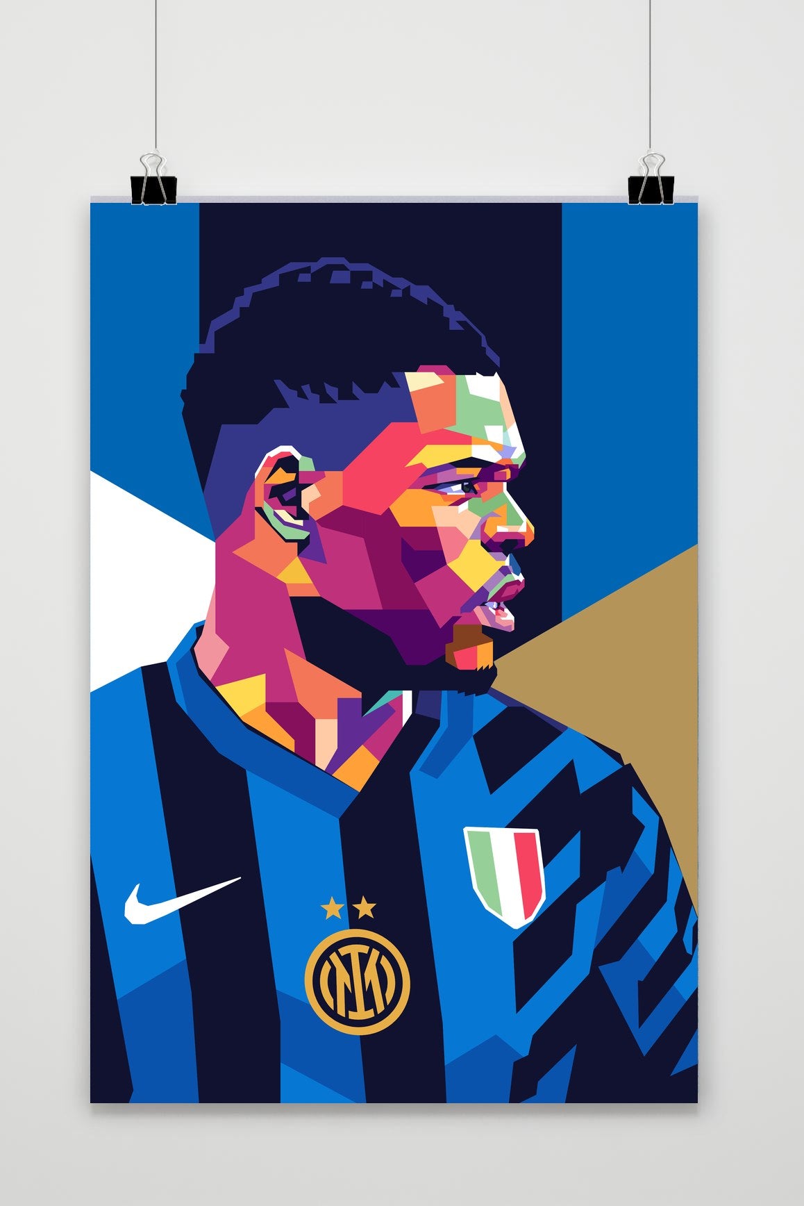 Affiche Denzel Dumfries de 25 Artstreet