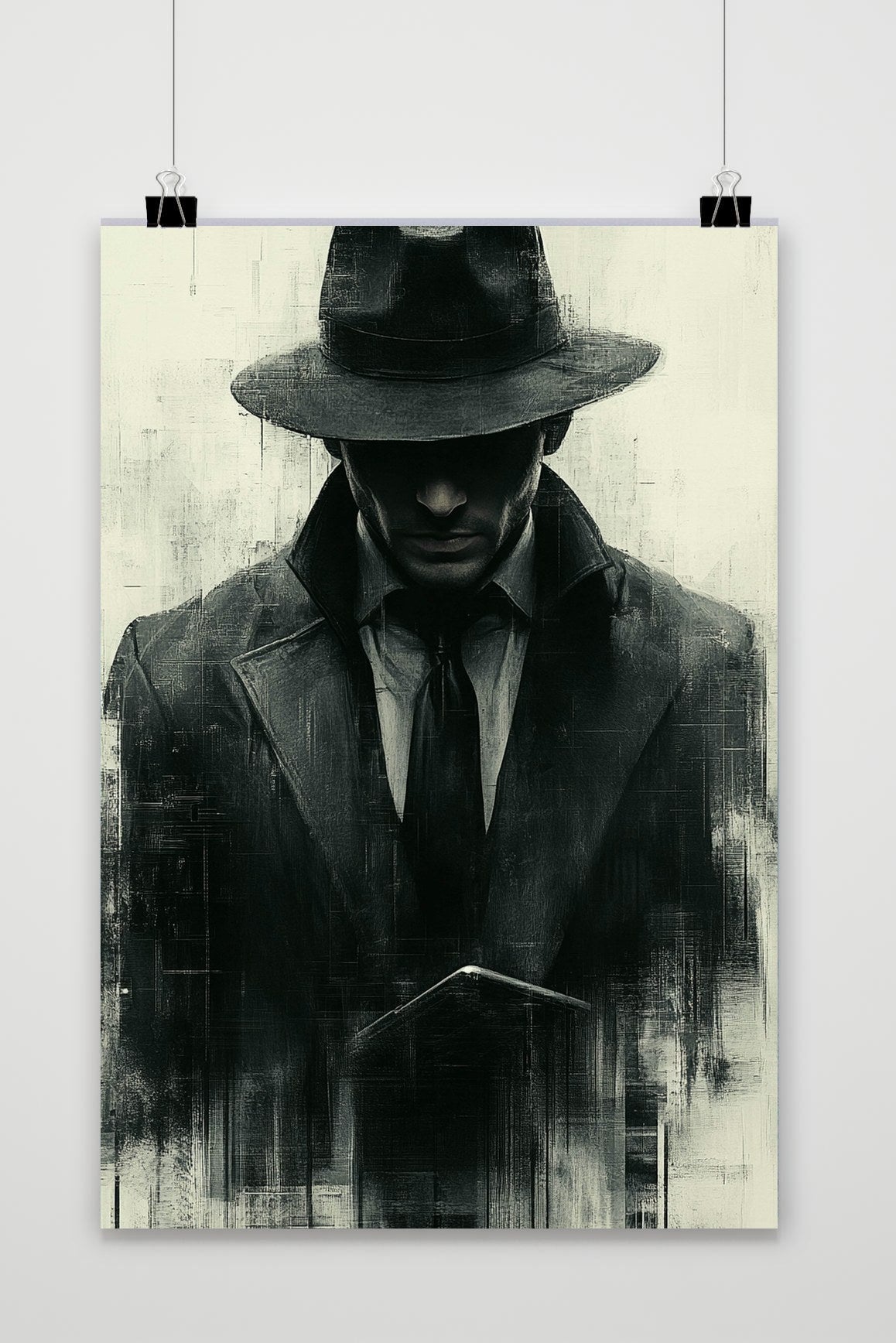 Affiche Detective Noir de 25 Artstreet