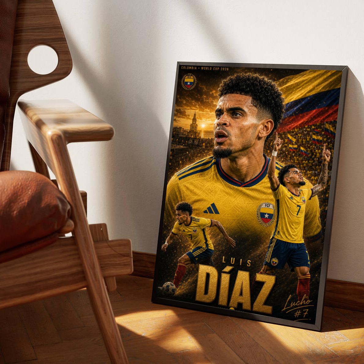 Luis Díaz in an interior